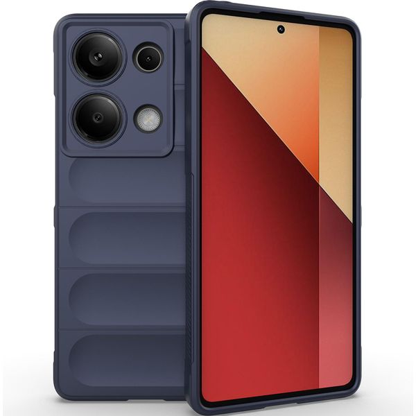 Custodia Per Xiaomi Redmi Note 13 Pro 4G Custodia Protettiva In Silicone Tpu Morbido Antiurto Blu Scuro-image