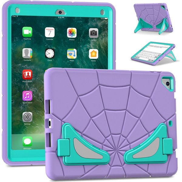 Custodia Protettiva Per Ipad Air 2 /Ipad 6Th /Ipad 5Th /Ipad Pro 9.7, Robusto Supporto Antiurto Per Ragazzi Purple-image