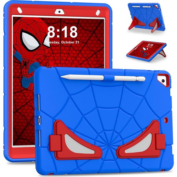Custodia Protettiva Per Ipad 10.2 2021/2020/2019, Ipad 9°/8°/7° Generazione, Robusto Supporto Antiurto Per Bambini Ragazzi Blu-image