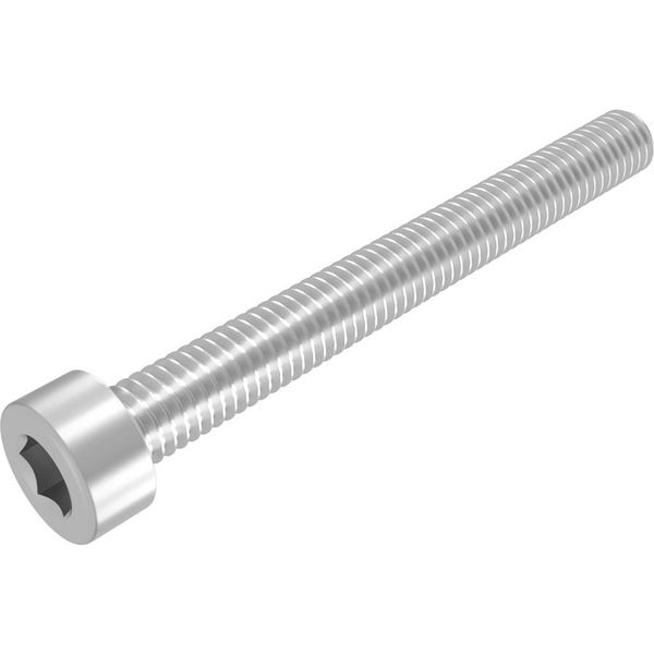 Vite A Testa Cilindrica Seccaro M2,5 X 30 Mm, Acciaio Inossidabile V2A Va A2, Din 912 / Iso 4762, Cava Esagonale, Filettatura Completa, 20 Pezzi-image