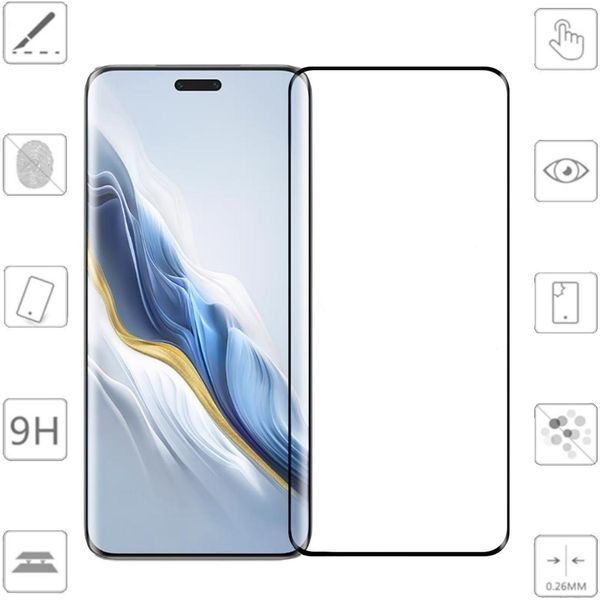Per Honor Magic 6 Ultimate / Magic 6 Rs 4D Display Full Lcd Curved H9 Tempered Glass Screen Protector Accessori-image