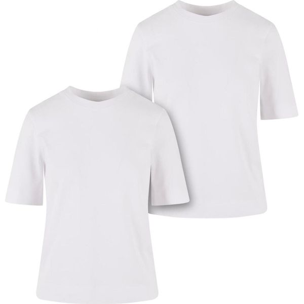 Urban Classics TB6123A | Ladies Classy Tee 2-Pack Ladies T-Shirts - Colore: Bianco/Bianco - Taglia: Xl-image