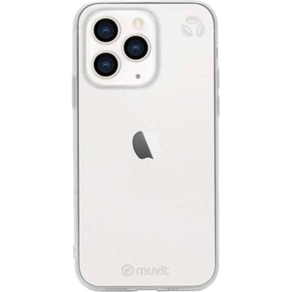 Muvit, Custodia Protettiva Per Iphone 13 Pro Max Recycletek Souple, Trasparente-image
