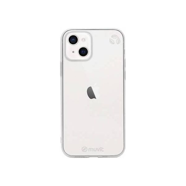 Muvit, Custodia Per Iphone 13 Mini Con Tecnologia Antibatterica Recycletek Soft, Trasparente-image