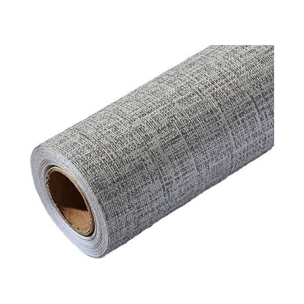Carta Da Parati Autoadesiva, Tatuaggio Murale, Pannello Murale Carta Da Parati Sulla Parete, Adesivi Murali, Decorazione Murale, Carta Da Parati Autoadesiva (35 X 500 Cm) - Wallposh Grigio-image