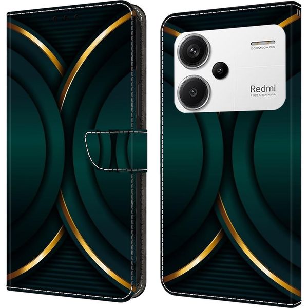 Per Xiaomi Redmi Note 13 Pro Plus Custodia Per Cellulare In Pelle Finta Motivo 10 Custodia Protezione-image