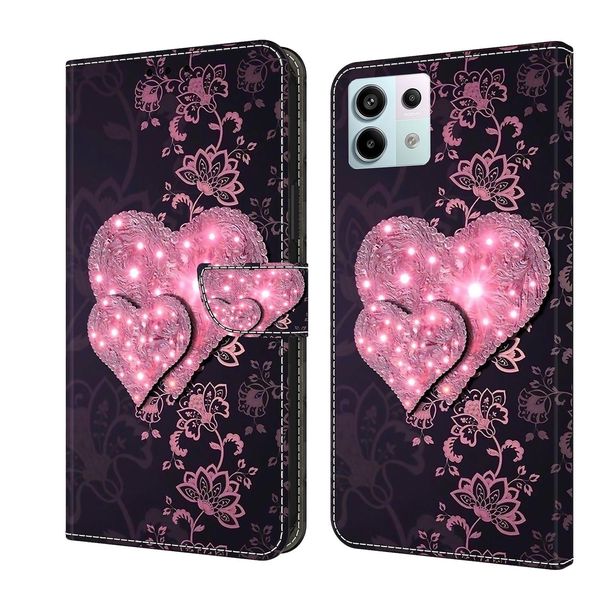Per Xiaomi Redmi Note 13 Pro / Poco X6 Custodia Per Cellulare In Pelle Finta Motivo 8 Custodia Protezione-image