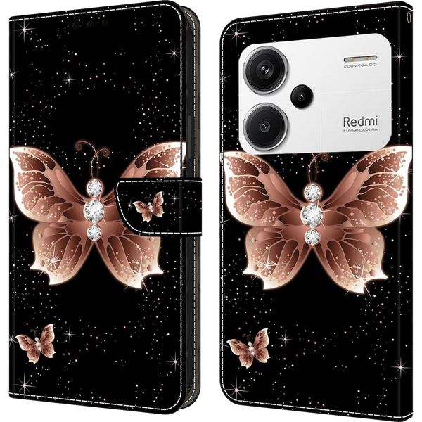 Per Xiaomi Redmi Note 13 Pro Plus Custodia Per Cellulare In Pelle Finta Motivo 13 Custodia Protezione-image
