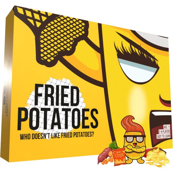 Gioco Di Carte Delle Patate Fritte Edizione Originale Gioco Strategico Per Le Feste Inglese-image