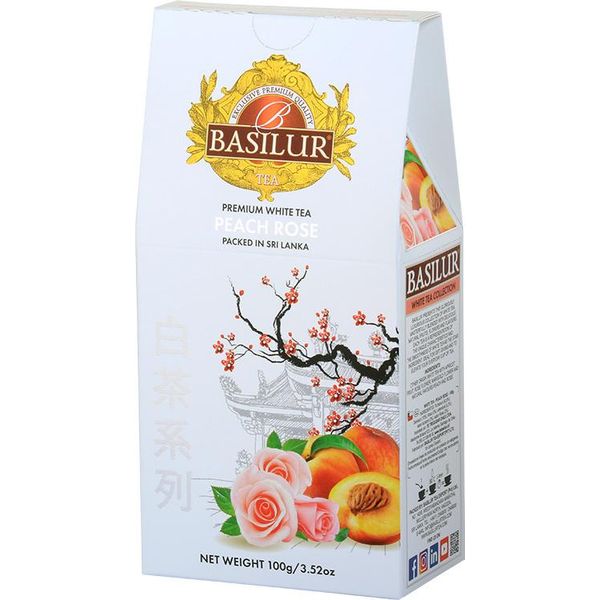 Tè Bianco Basilur Composto Dalle Foglie Più Delicate Con Albicocche, Petali Di Rosa E Calendule 100G-image