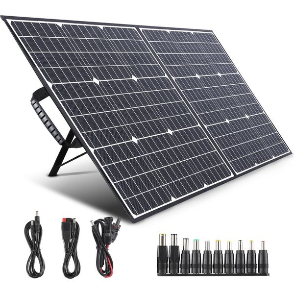 Pannello Solare Pieghevole Modulo Solare Monocristallino 100W Cella Solare 12V-image