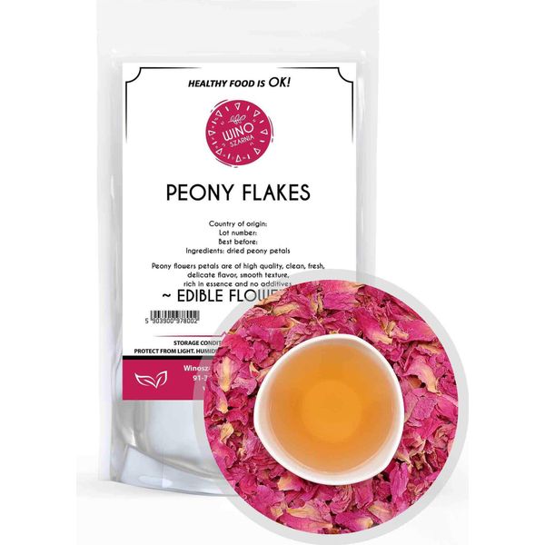 Petali Di Peonia Essiccati 50 G Fiori Di Peonia Commestibili-image