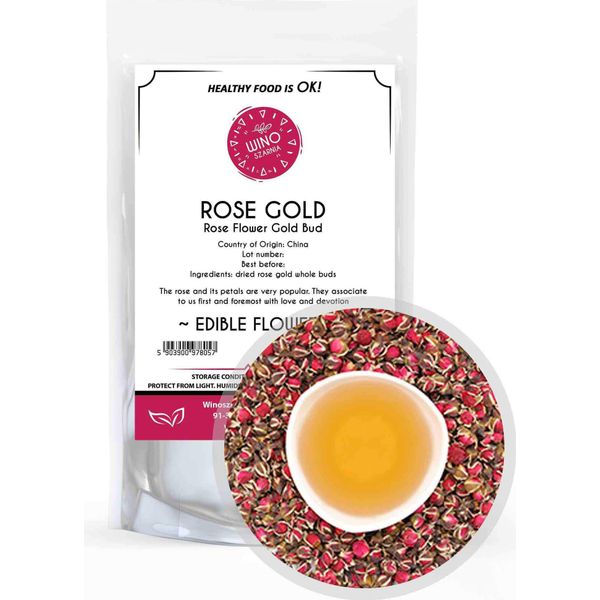 Boccioli Essiccati Di Rosa D'oro Commestibili 100G-image