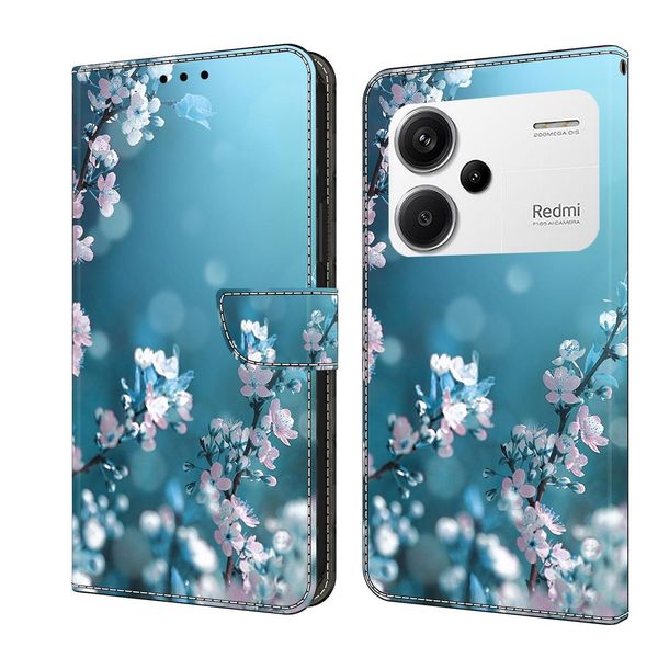 Per Xiaomi Redmi Note 13 Pro Plus Custodia Per Cellulare In Pelle Finta Motivo 17 Custodia Protezione-image