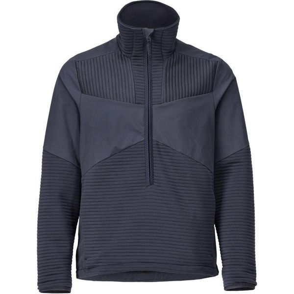 Pullover In Pile Con Zip Corta E Fodera Nero-Blu, Taglia Xl Mascot 22005-681-010-image