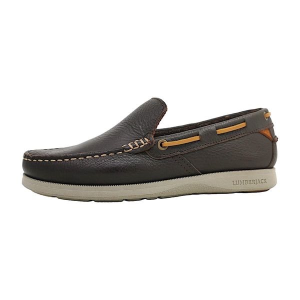 Scarpa Slip-On Lumberjack Nathan Da Uomo, Marrone, Misura 45-image