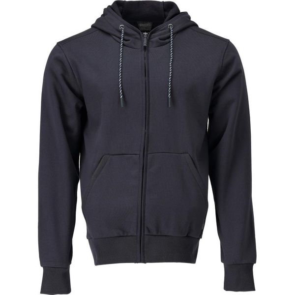 Felpa Con Cappuccio E Zip Nero-Blu, Taglia 4XL Mascot 22486-378-010-image