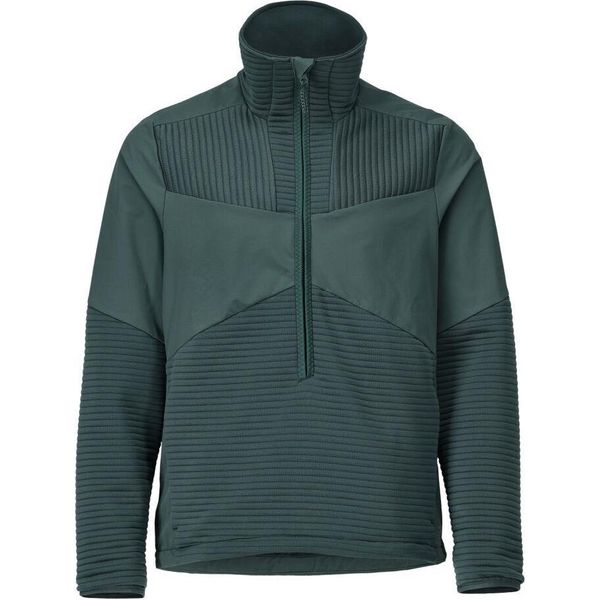 Maglia In Pile Con Zip Corta E Fodera Verde Bosco, Taglia L Mascot 22005-681-34-image