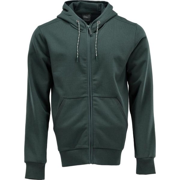 Felpa Con Cappuccio E Zip Verde Bosco, Taglia 4XL Mascot 22486-378-34-image