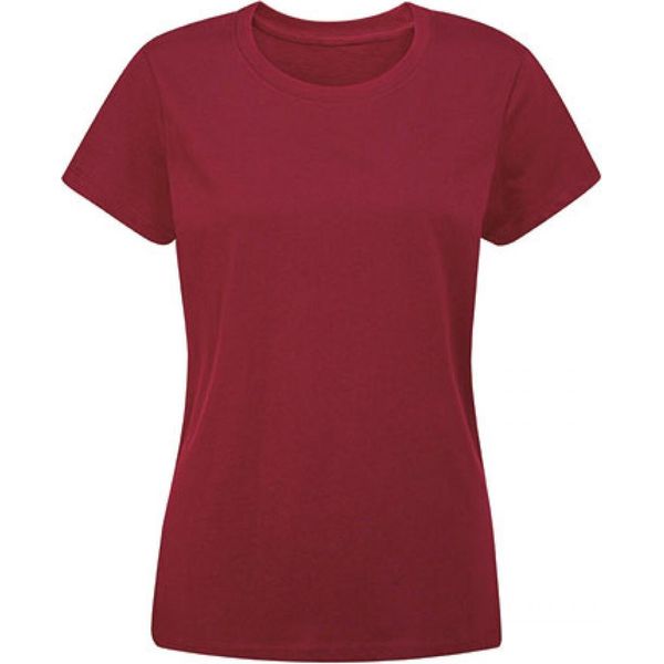 Mantis M02 | Camicia Da Donna T Biologica Essenziale Da Donna - Colore: Borgogna - Taglia: Xxl-image