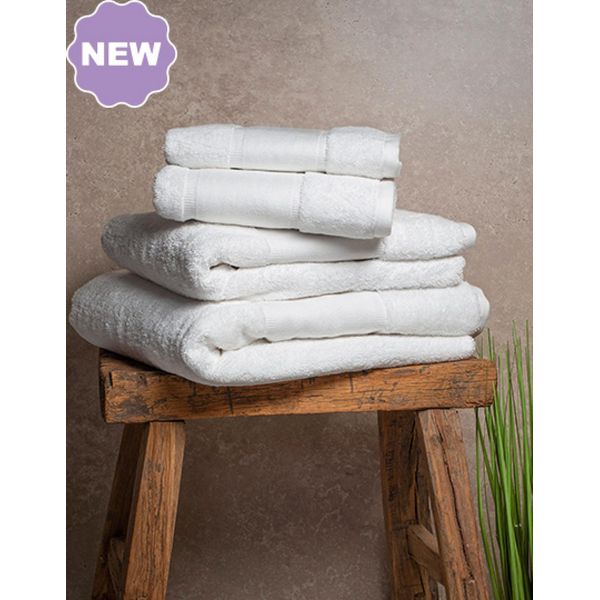 Towel City TC505 | Asciugamano Organico Per Ospiti Asciugamano Per Ospiti - Colore: Bianco - Dimensioni: 30 X 50 Cm-image