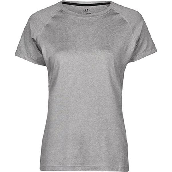 Tee Jays 7021 | Maglietta Sportiva Cool-Dry Da Donna - Colore: Grigio Melange - Taglia: Xl-image