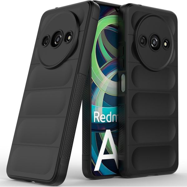 Custodia Per Xiaomi Redmi A3 Custodia Protettiva In Silicone Tpu Morbido Antiurto Nero-image