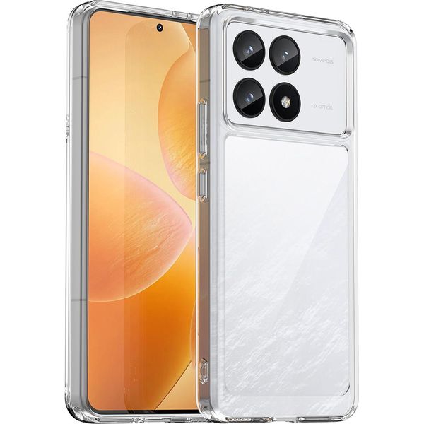 Custodia Per Xiaomi Redmi K70 Trasparente, Antiurto Tpu Silicone Custodia Protettiva Trasparente-image