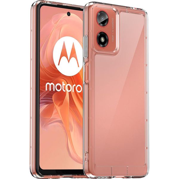 Custodia Per Motorola Moto G04 / G24 Trasparente, Antiurto Tpu Silicone Custodia Protettiva Trasparente-image
