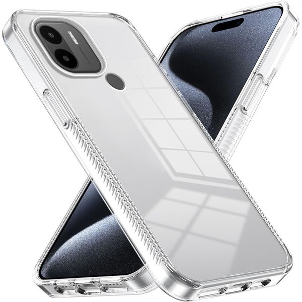 Custodia Per Xiaomi Redmi A1+ / A2+ Antiscivolo, Trasparente, Antiurto Custodia Protettiva In Tpu Trasparente-image