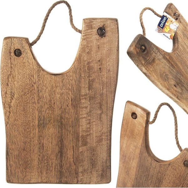 Tagliere In Legno Orion Tagliere Da Cucina Vassoio Per Servire Tagliere In Legno Mango 40,5X28 Cm-image
