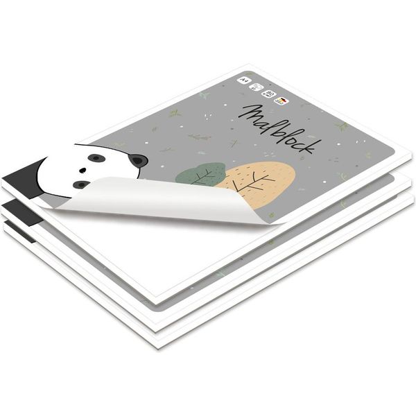Blocco Da Colorare Pricaro "Orso Panda"", A4, 3 Pezzi"-image