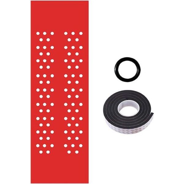 Multipack 3 Pezzi Perf Shrink Grip Punta Bastone Da Hockey Rosso, 1 Pezzo-image