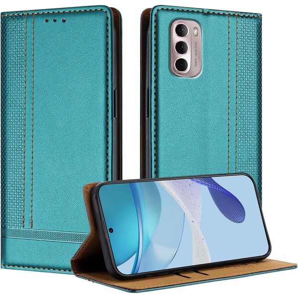 Custodia Per Motorola Moto G Stylus 4G 2022 Custodia Flip In Pelle Con Funzione Stand Verde-image