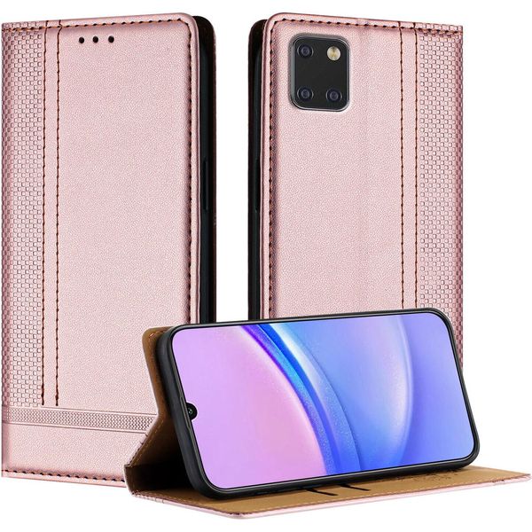Custodia Per Telefono Cellulare Per Samsung Galaxy Note 10 Lite In Pelle Flip Custodia Protettiva Con Funzione Di Stand Rosa-image