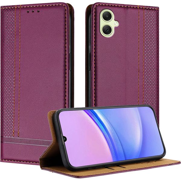 Custodia Per Telefono Cellulare Per Samsung Galaxy A05 In Pelle Flip Custodia Protettiva Con Funzione Di Stand Viola-image