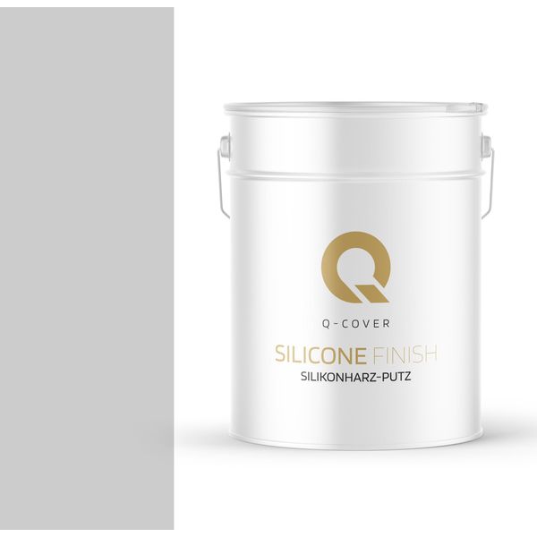 Intonaco Alla Resina Siliconica | Grigio Chiaro | Intonaco Strutturato | 15 Kg 3 Mm | Intonaco Siliconico | Intonaco Per Facciate | Intonaco Raschiante Intonaco Di Finitura Intonaco Strutturato Intonaco Di Finitura Pareti E Soffitti-image