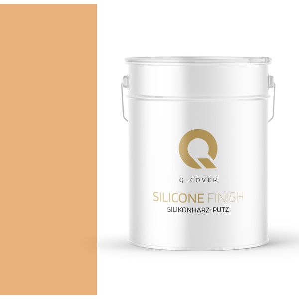 Intonaco In Resina Siliconica Peach | Intonaco Di Attrito | Intonaco Siliconico | Intonaco Per Facciate | 25 Kg 1 Mm | Intonaco Graffiato Intonaco Strutturato Finitura Di Pareti E Soffitti In Gesso-image