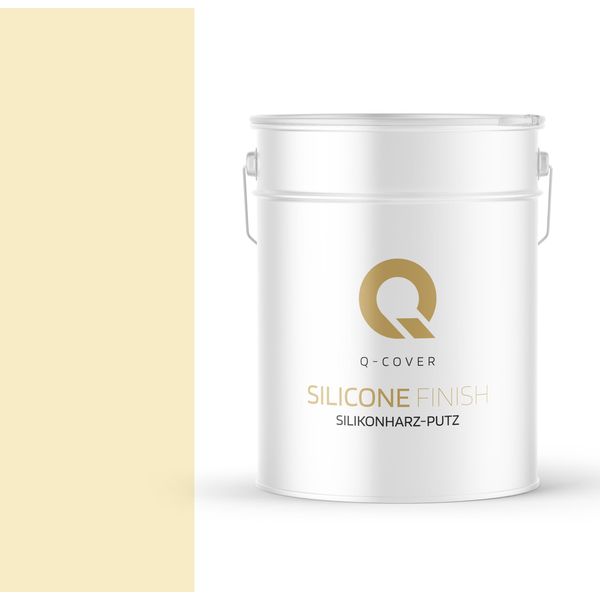 Intonaco In Resina Siliconica | 15 Kg 2 Mm Giallo Chiaro Intonaco Da Rullo Intonaco Siliconico | Intonaco Per Facciate | Intonaco A Raschietto Intonaco Strutturato Intonaco Finito Pareti E Soffitti In Gesso-image