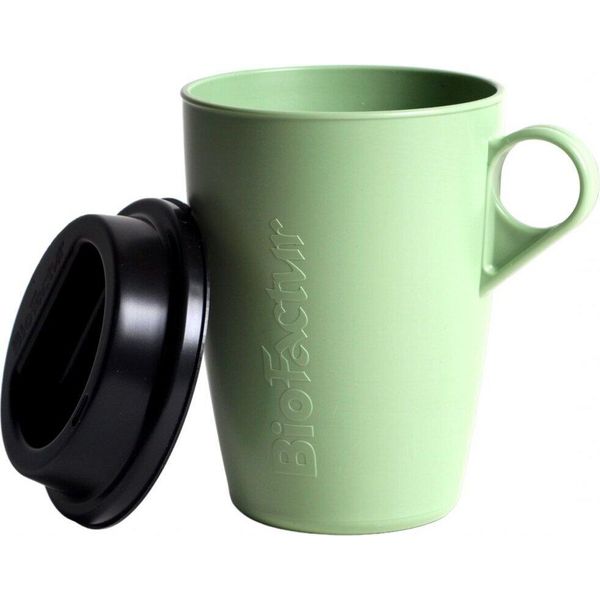Tazza Da Caffè Biofactur, Tazza Da Caffè Con Coperchio A Prova Di Perdite, 350 Ml - Verde-image