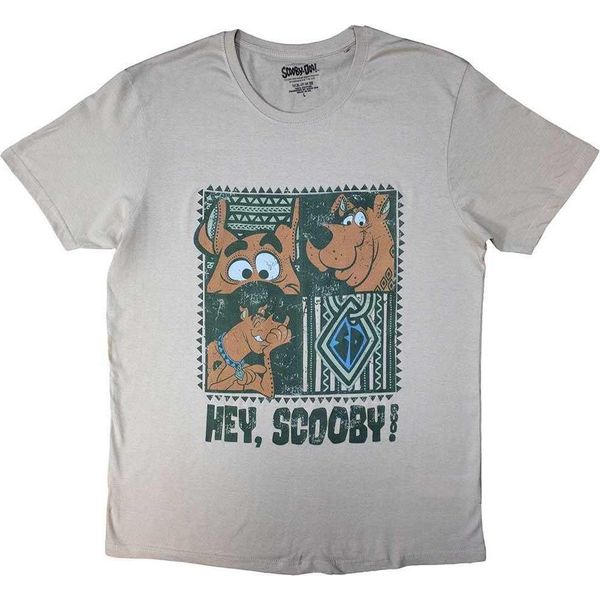 Scooby Doo - Maglietta "Hey Scooby"" Per Uomo/Donna Unisex RO10976 (M) (Grigio)"-image