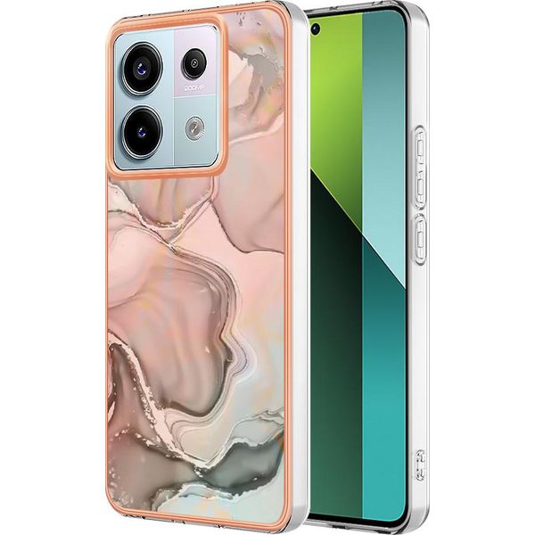 Custodia Per Xiaomi Redmi Note 13 Pro 5G, Custodia In Silicone Tpu A Fantasia, Paraurti Antiurto Beige-image