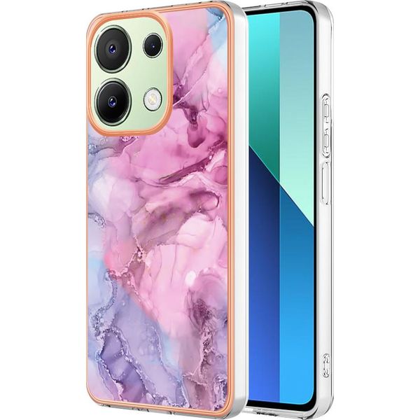Custodia Per Xiaomi Redmi Note 13 4G, Custodia In Silicone Tpu A Fantasia, Paraurti Antiurto Rosa-image