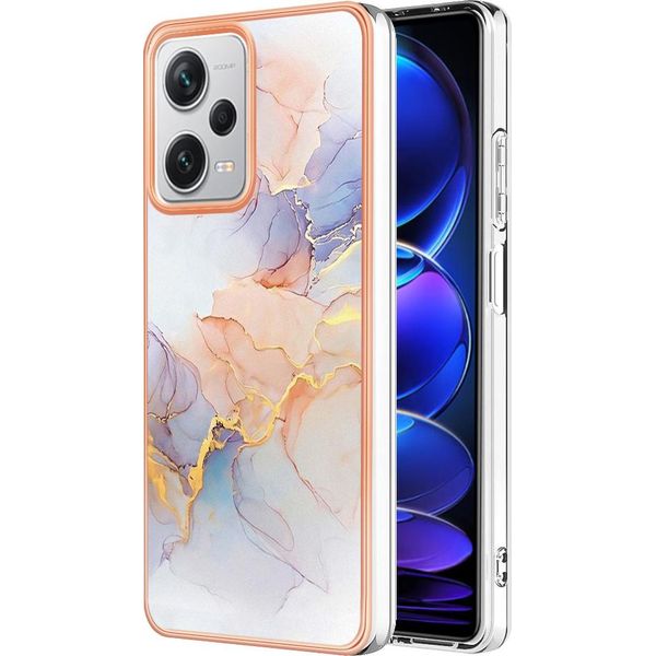 Custodia Per Xiaomi Redmi Note 12 Pro+, Custodia In Silicone Tpu Antiurto A Fantasia Grigio-image
