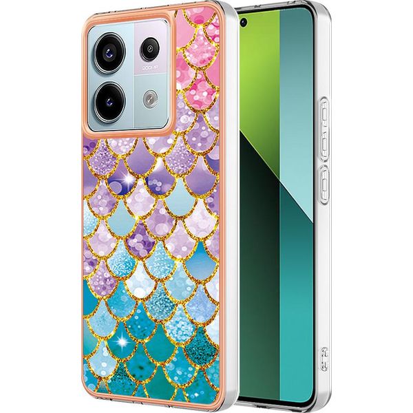 Custodia Per Xiaomi Redmi Note 13 Pro 5G, Custodia In Silicone Tpu Antiurto A Fantasia Colorato-image