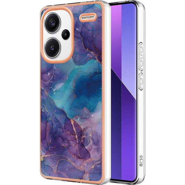 Custodia Per Xiaomi Redmi Note 13 Pro+ 5G, Custodia In Silicone Tpu A Fantasia, Paraurti Antiurto Blu Scuro-image
