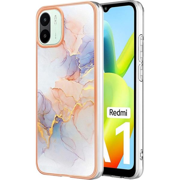 Custodia Per Xiaomi Redmi A1, Custodia In Silicone Tpu Antiurto A Fantasia Grigio-image