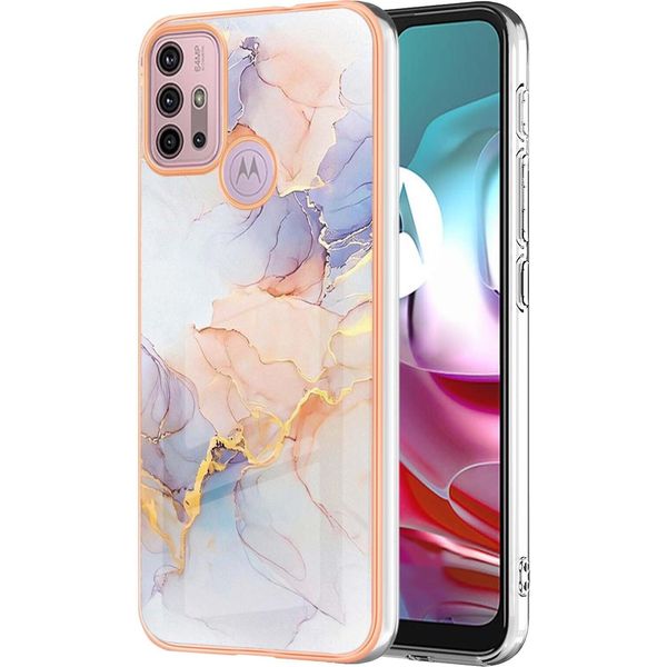 Custodia Per Motorola Moto G30/G20/G10/G10 Power, Custodia In Silicone Tpu Antiurto A Fantasia Grigio-image