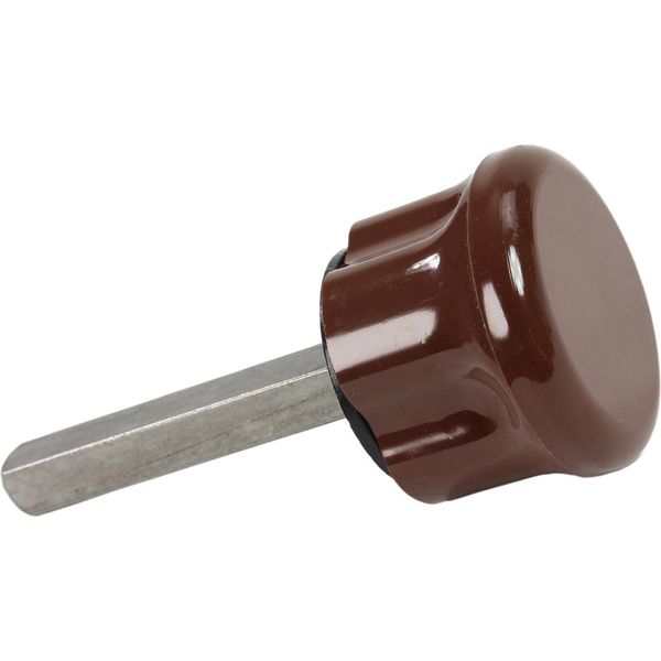 Maniglia Per Porta Maniglia Per Porta Maniglia Per Porta Bagno Caravan Caravan Barca Marrone 7 X 7X 52 Mm-image