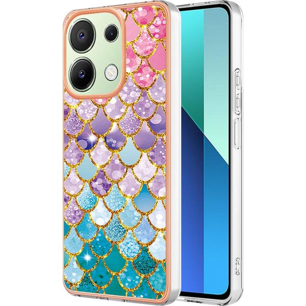 Custodia Per Xiaomi Redmi Note 13 4G, Custodia In Silicone Tpu Antiurto A Fantasia Colorato-image
